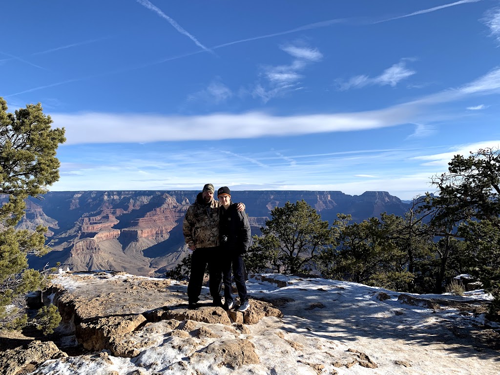 Dave and Connor at the Grand Canyon
